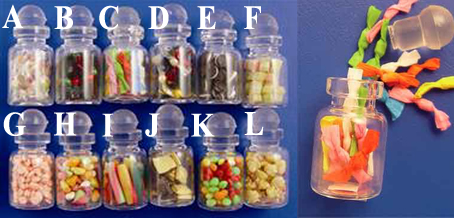 Filled Jar Of Sweets Or Biscuits